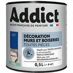 PINTURA PARA PAREDES Y MADERA ADDICT 0,5 LITRO ADD111899