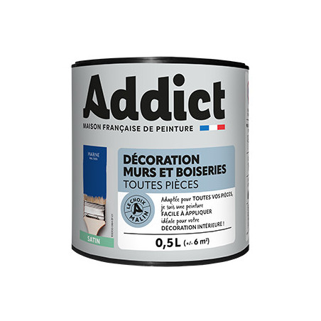 PEINTURE MURS ET BOISERIES ADDICT 0,5 LITRE ADD111899
