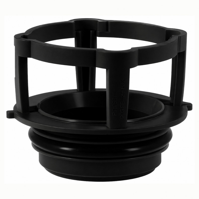 Kit fitting en afdichting voor spoelmechanisme van hangtoilet 1 kabel