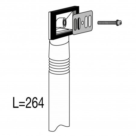 Rectangular overflow kit for VALENTIN 062000.000.00
