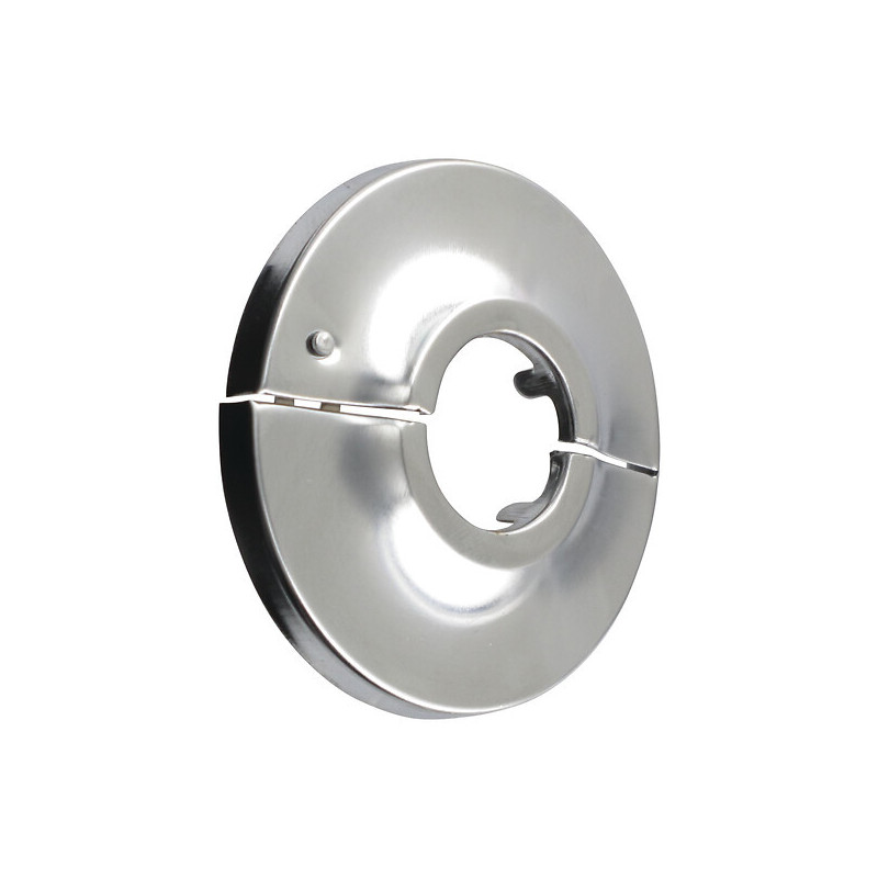 Rosace articulée chromée diamètre extérieur 71mm diamètre intérieur 33mm PRESTO la paire