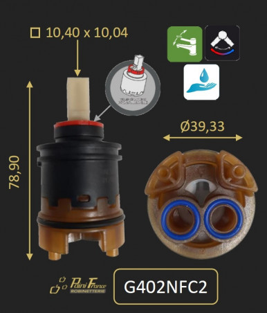 HIGH CARTRIDGE NF C2 DIAMETER 40MM - PAINI C402NFC2