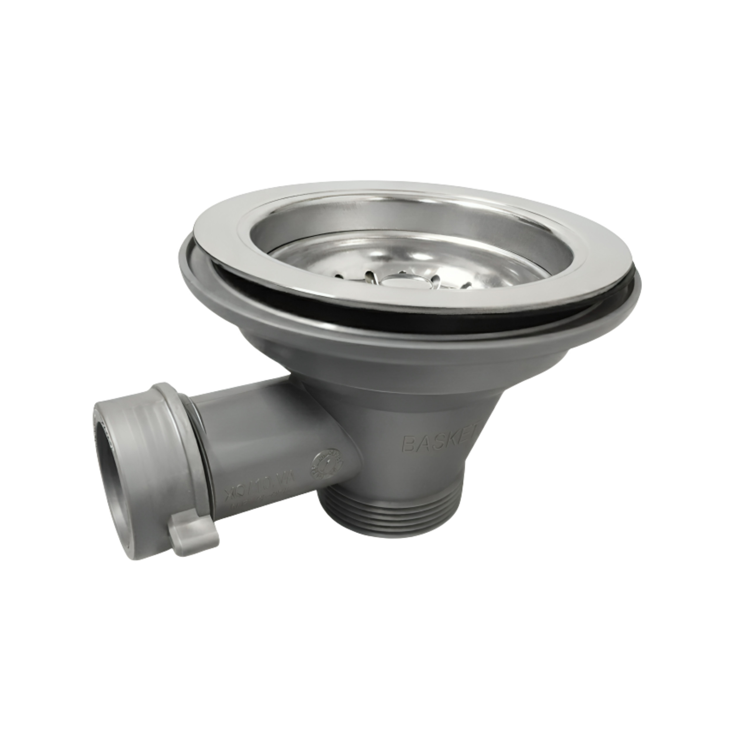 Manual kitchen sink drain only 002918 diameter 90 mm outlet for overflow 32 mm LIRA 1745.737 - Image 1/3