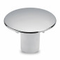 Verchromte ABS-Haube mit Wasserschutzrohr für 90mm Spundloch