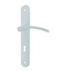 MANIJA DE PUERTA SOBRE PLACA CLUSES ALUMINIO LACADO 703430