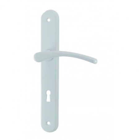 DOOR HANDLE ON PLATE CLUSES ALUMINIUM LAQUE 703430