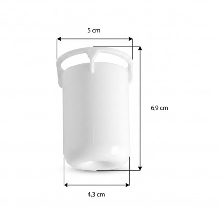 Tasse de bonde grille inox 84 mm pour receveur douche trou de 60 mm SAS 0411242 - Image 4/7