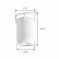 Tasse de bonde grille inox 84 mm pour receveur douche trou de 60 mm