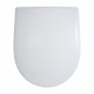 Abattant de wc Royan 2 Mini, Chamonix et Banco suspendu blanc, entraxe 155 mm