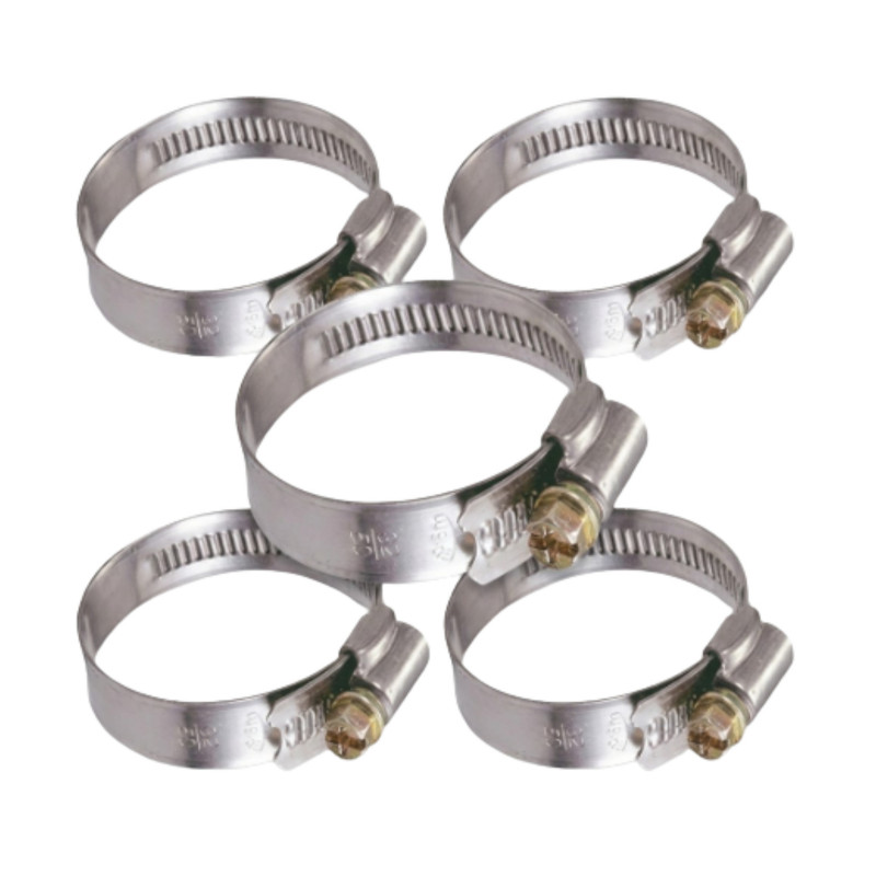 Fascetta in Acciaio Serflex 62-82 mm, larghezza 14 mm, confezione da 5