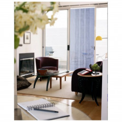 ARLES mosquito door curtain 6 strips 160x220 cm, gray