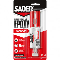 SADER 101196 25ml snelle tweecomponenten epoxy lijm spuit
