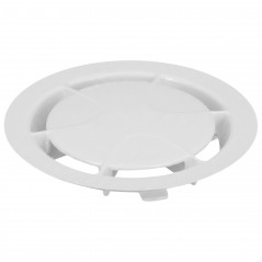 NICOLL SITAR floor drain grate diameter 131 mm, antimicrobial white PVC NF GSITARB - Image 1/5