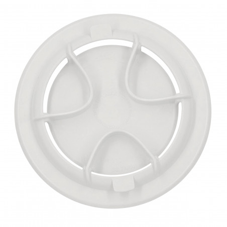 Grille de siphon de sol NICOLL SITAR diamètre 131 mm, PVC blanc antimicrobien NF GSITARB - Image 4/5