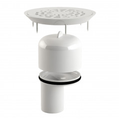 Kit éléments anti-odeur et grille siphon de sol PMR revêtement PVC NICOLL GSITARPMR