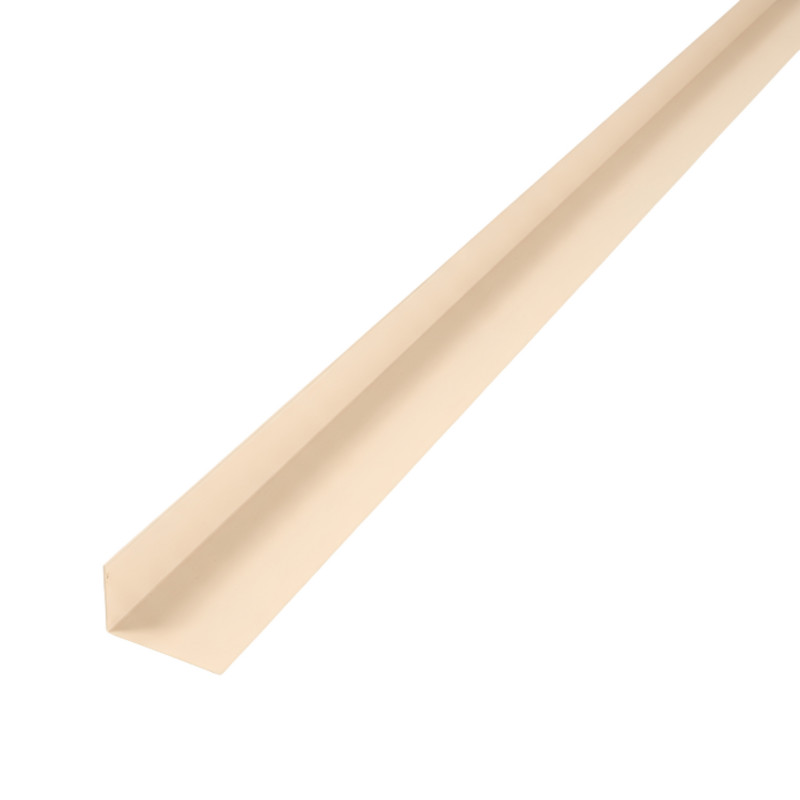 Profilé cornière sable NICOLL 70 x 40 mm, PVC anti-UV, longueur 4 m
