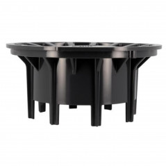 NICOLL grid for courtyard siphon SC089S, anthracite gray PVC, 182 x 182 x 86 mm