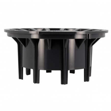 NICOLL grid for courtyard siphon SC089S, anthracite gray PVC, 182 x 182 x 86 mm