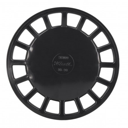 NICOLL grid for courtyard siphon SC089S, anthracite gray PVC, 182 x 182 x 86 mm