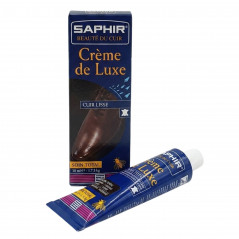 Crème cirage de luxe SAPHIR 1789 cuire noir, tube 50 ml 335646