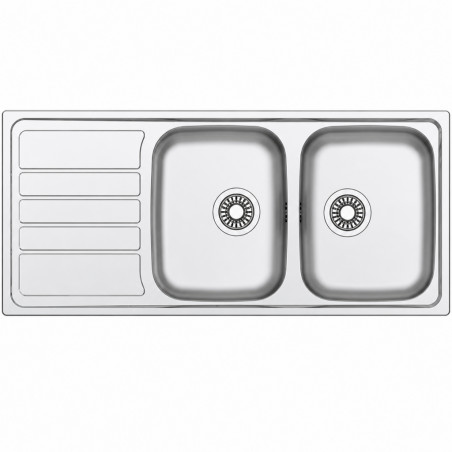 Stainless steel kitchen sink to be built-in with 2 bowls and 1 drainer FRANKE 1160x500mm model FLASH621 101.0713.199 - Image 2/2