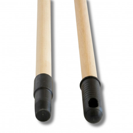 Houten steel 1,30 m met schroefdop en THOMAS 524132