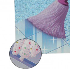 Spare microfiber fringe + adaptor lilac 422.06