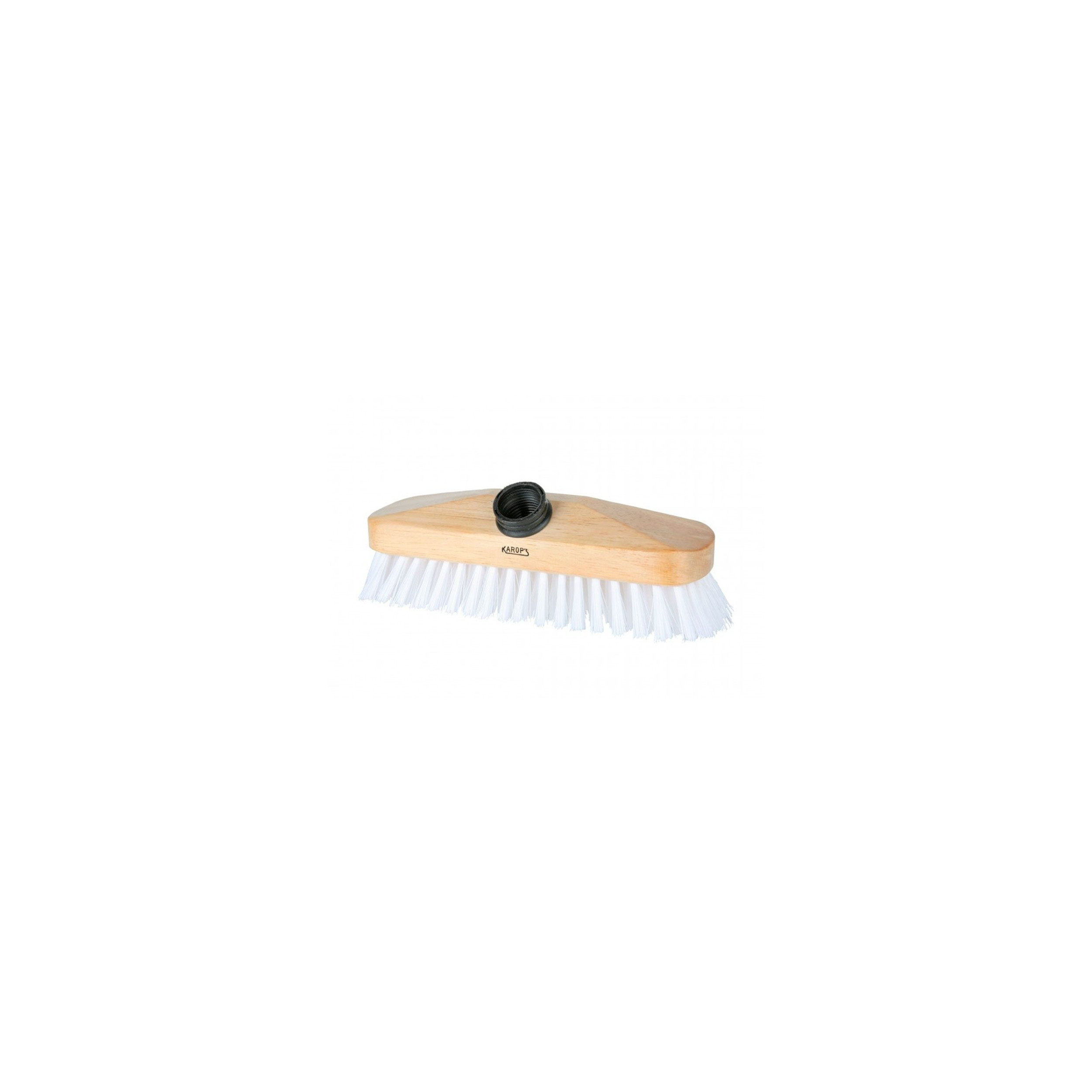 Lave pont KAROP'S bois ciré à douille nylon blanc, à visser sortie 30 KAROPS 625152