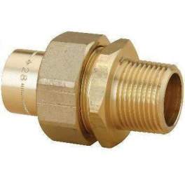 3-piece conical male fittings 12X17/12 - Riquier - Référence fabricant : 2722