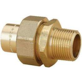 3-piece conical male fittings 12X17/14 - Riquier - Référence fabricant : 2725