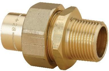 3-piece conical male fittings 12X17/14