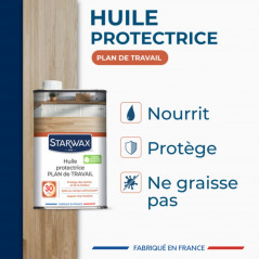 STARWAX Schutzöl für geölte Holzarbeitsplatten, 500 mL