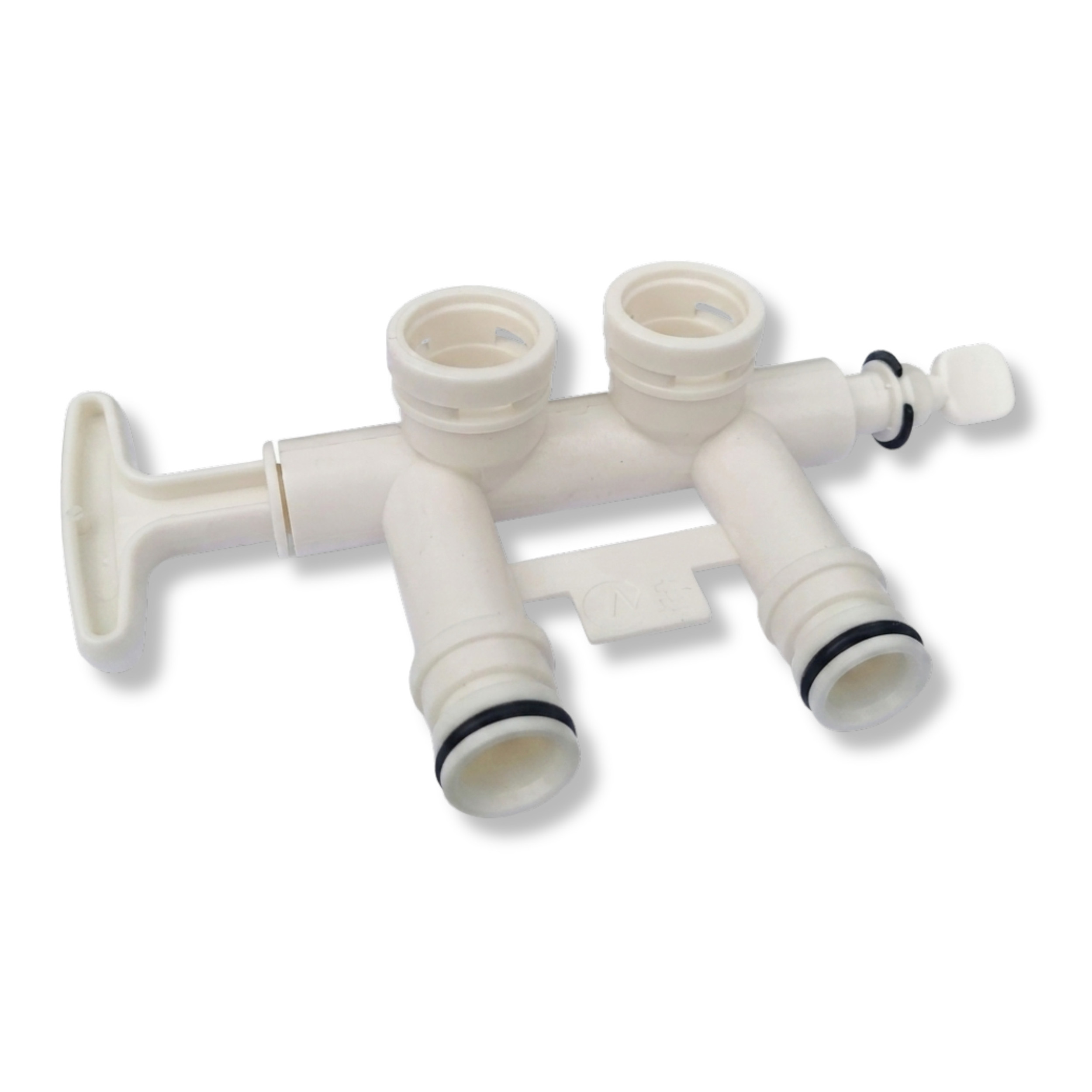Bypass mixing valve for water softener, clip style ECOWATER 7327631 - Image 1/3