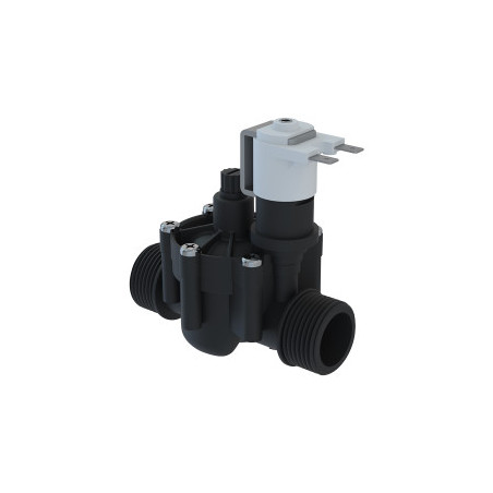Electrovanne mâle mâle 26x34 12V DELABIE pour TEMPOMATIC WC et urinoirs