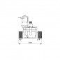 Magneetventiel M/M 26x34 12V DELABIE voor TEMPOMATIC hangtoilet en urinoirs Magneetventiel M/M 26x34 12V DELABIE voor TEMPOMATIC hangtoilet en urinoirs