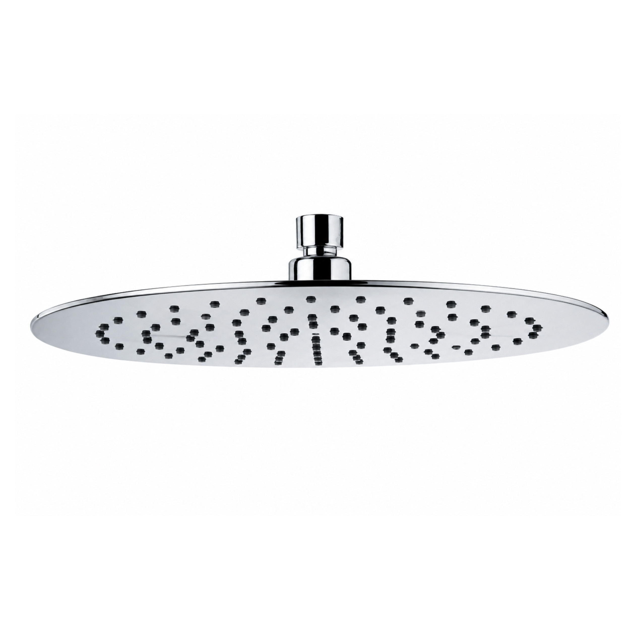 Extra platte ronde douchekop, D. 250 mm, universele schroefdraad, inox VALENTIN 84110000000