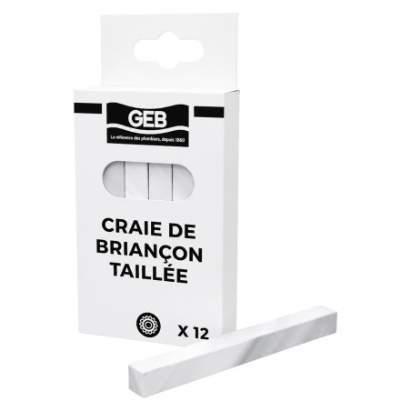 Craie de Briançon taillée, 12 bâtons GEB 816591