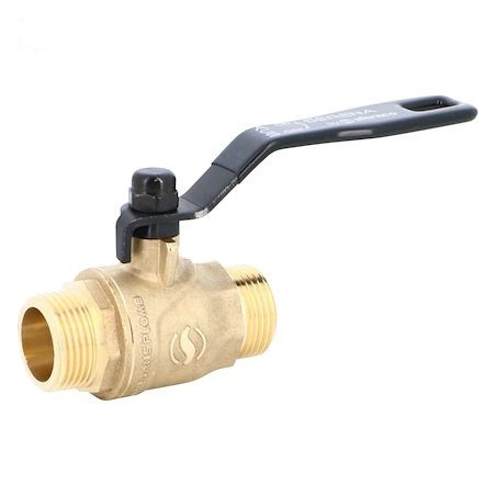 SFERACO ball valve male male in 40x49 black lever lead-free