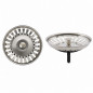 Cestello manuale piletta lavello inox diametro 79 mm, altezza 58 mm, classic multiray