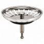 Inox mand 79 mm classic multiray afvoerplug gootsteen automatisch, verstelbare hoogte Inox mand 79 mm classic multiray afvoerplug gootsteen automatisch, verstelbare hoogte