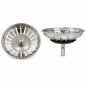 Panier inox 83 mm à bille pour bonde évier manuel, hauteur 55 mm Panier inox 83 mm à bille pour bonde évier manuel, hauteur 55 mm