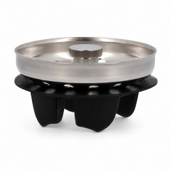 Korb Spüle INOX 53 mm manuell für Ablaufventil Spüle 84 mm