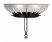 Cestello lavello inox 83 mm per piletta automatica a cavo, altezza regolabile Cestello lavello inox 83 mm per piletta automatica a cavo, altezza regolabile