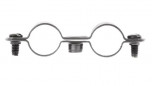 FISCHER double clamp diameter 22mm pack of 10 pieces FISCHER double clamp diameter 22mm pack of 10 pieces