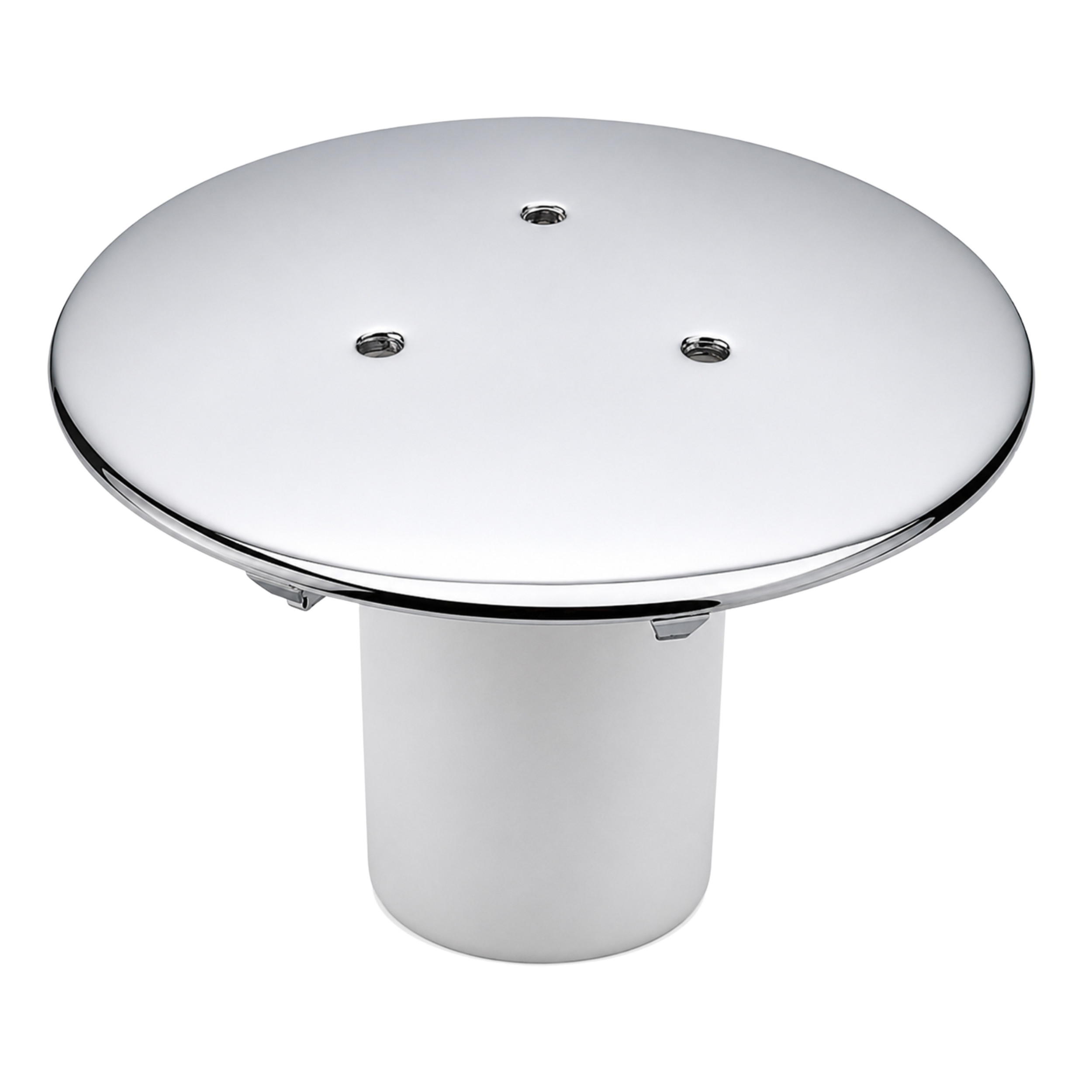 Coperchio 120 mm ottone cromato con tubo VALENTIN 033000.000.00