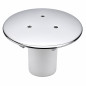 Chrom-Metallabdeckung 120 mm mit Wasserrohr für Ablaufventil Duschwanne Chrom-Metallabdeckung 120 mm mit Wasserrohr für Ablaufventil Duschwanne