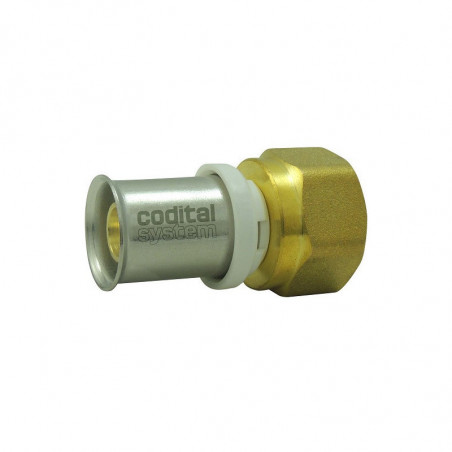FIXED FEMALE BRASS MULTICOUCHE FITTING 2025400201500