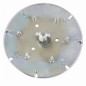 Chrome-plated metal cap 120 mm with water seal tube for shower tray drain Chrome-plated metal cap 120 mm with water seal tube for shower tray drain