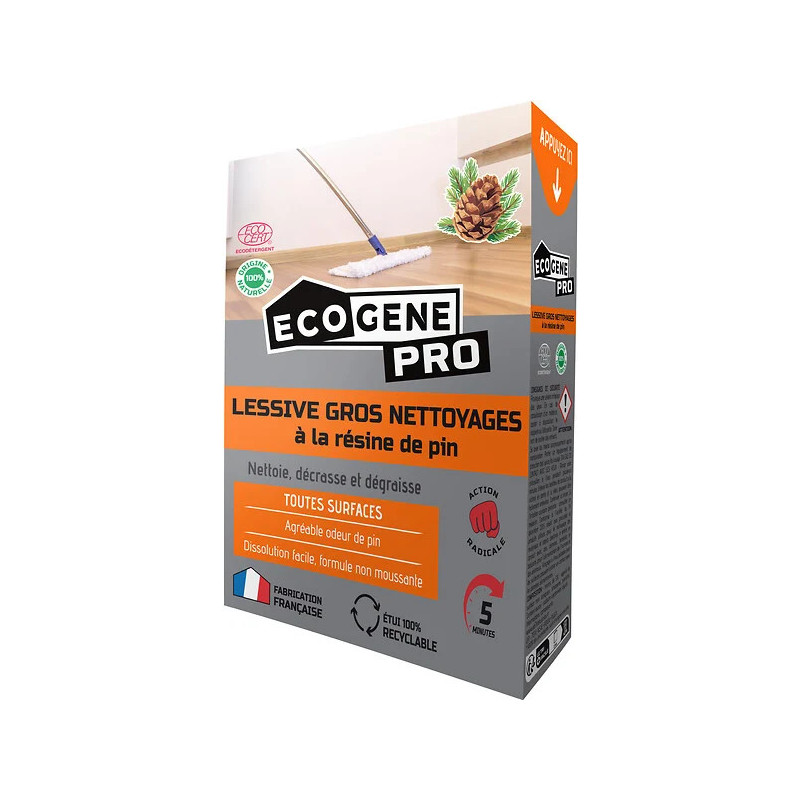 Grote schoonmaak wasmiddel met pijnboomhars ECOGENE PRO 1kg