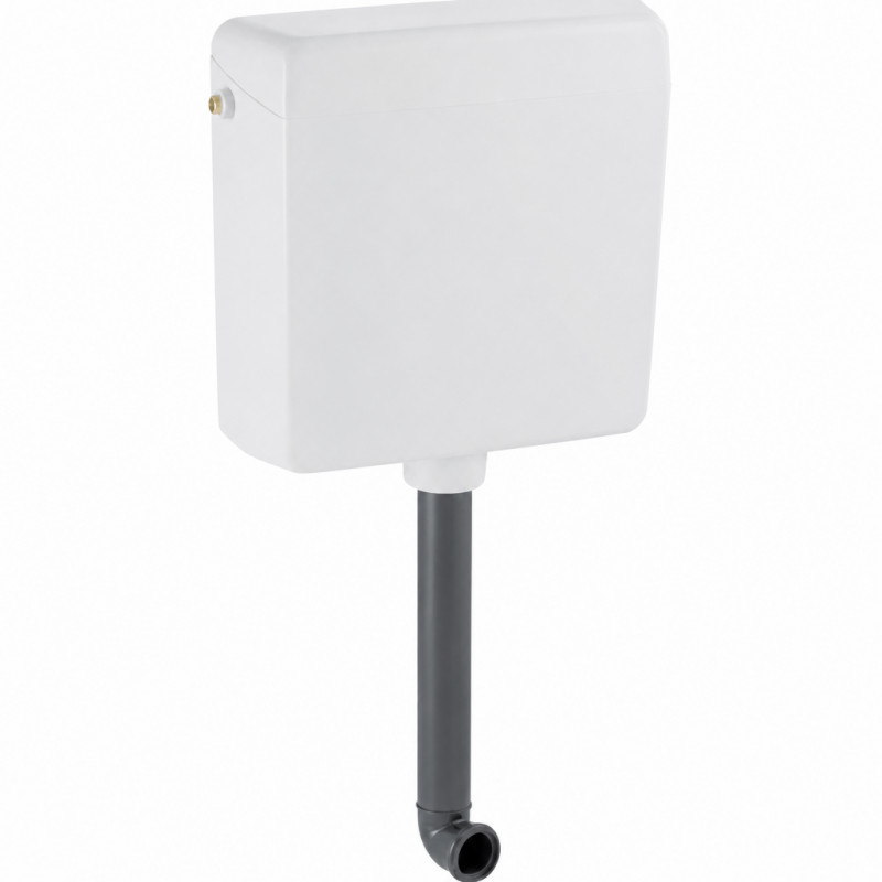Depósito de inodoro visible AP123 con descarga interrumpible blanco